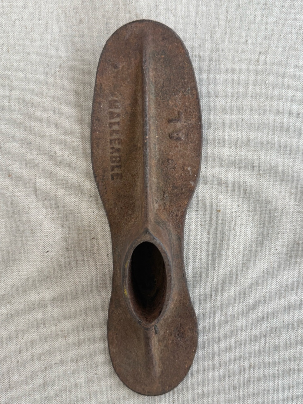 Antique Malleable Iron Cobbler Shoe Last Anvil Form Industrial Decor